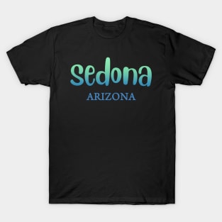 Arizona Sedona map arizona state usa arizona tourism sedona tourism T-Shirt